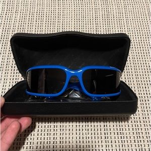 Blue Balenciaga Sunglasses